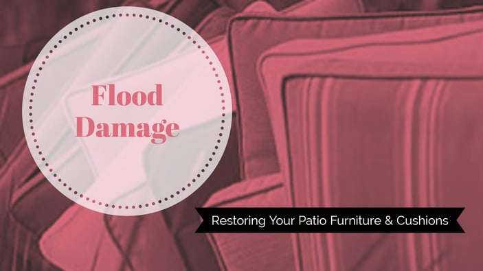Restoring Patio Cushions after a Baton Rouge Flood