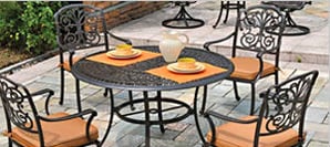 Hanamint Outdoor Furniture Baton Rouge Patio Bella Dining Berkshire Patio Furniture