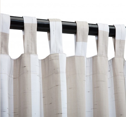 Stripped Outdoor Curtains