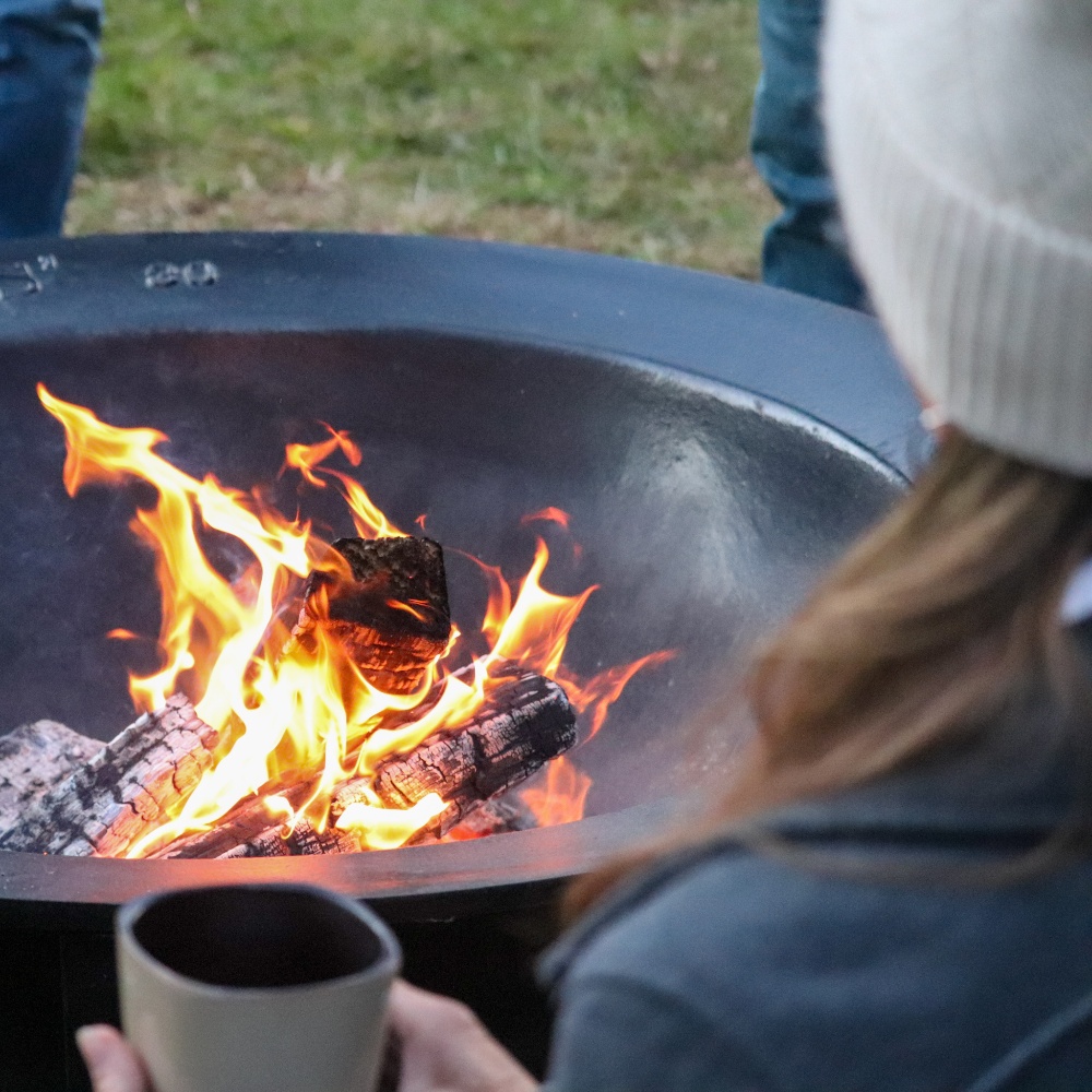 Heated discussions over wood-burning fire pits